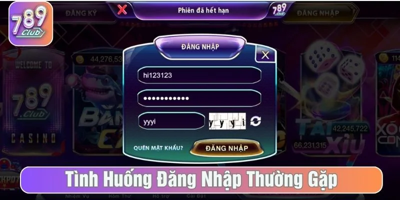 Bạn cần lưu ý đăng nhập đúng thông tin tài khoản