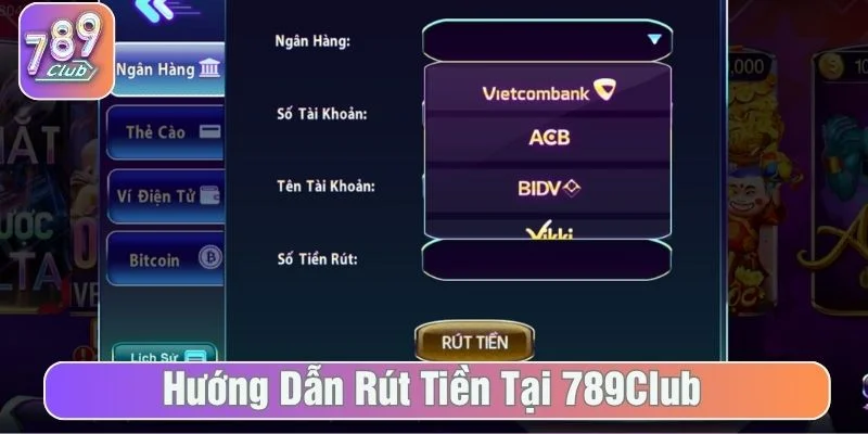 Cách thức rút tiền đơn giản