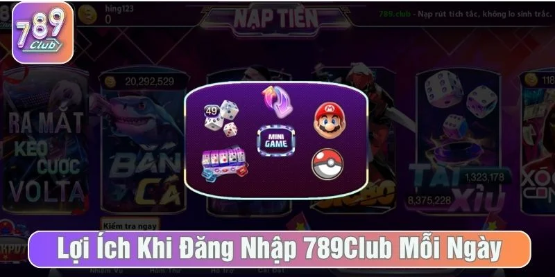 Đăng nhập mỗi ngày để nhận thưởng