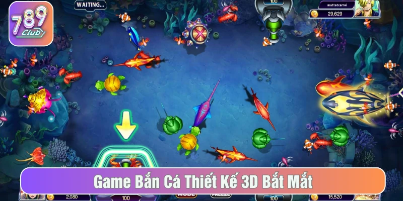 Game bắn cá sở hữu đồ hoạ bắt mắt, cuốn hút
